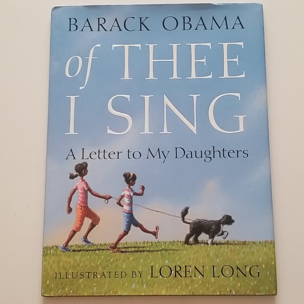 Barack Obama 'Of Thee I Sing' Coffee Table Book - Blue Cover